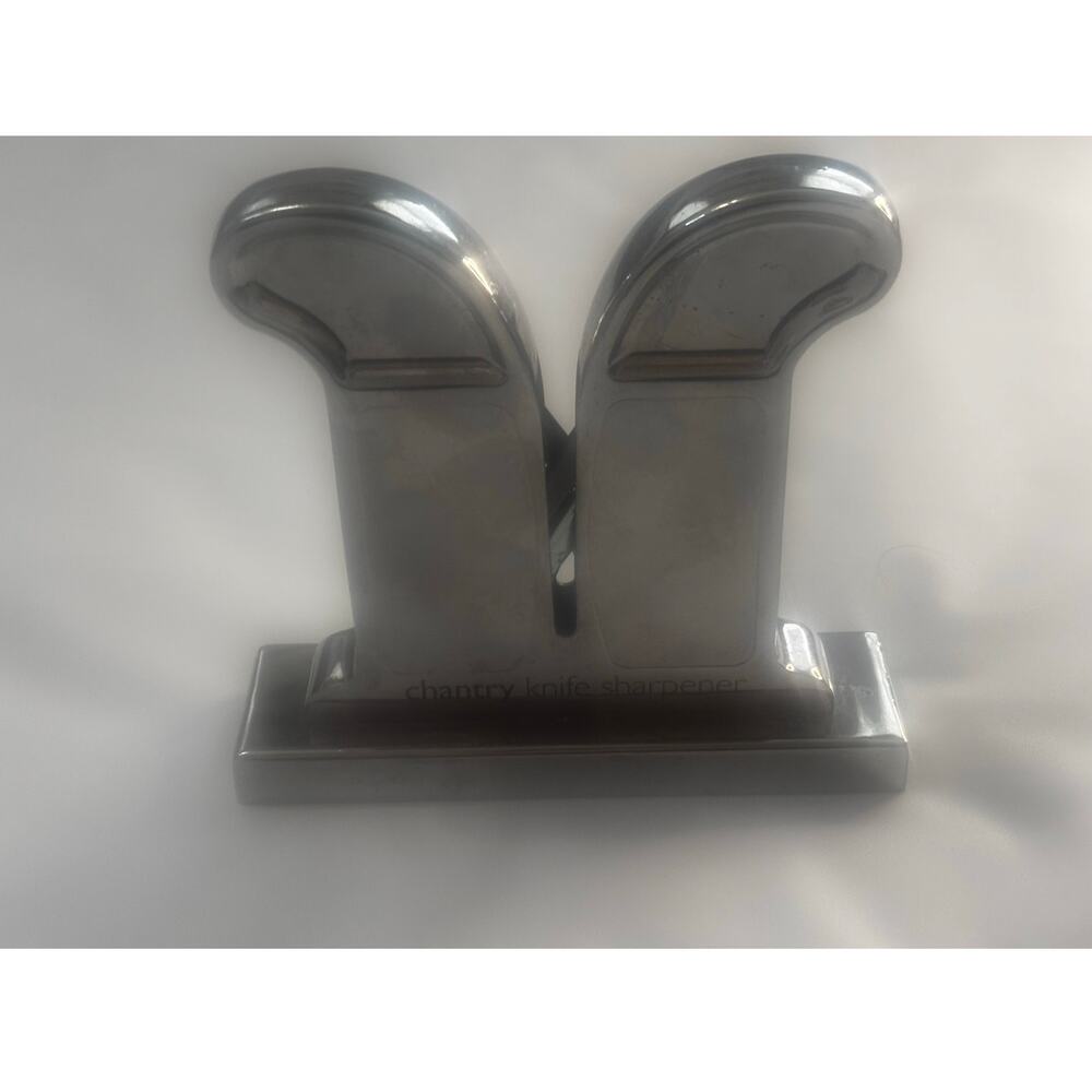 Vintage Chantry Knife Sharpener, Made in Sheffield England Silver, pull thru